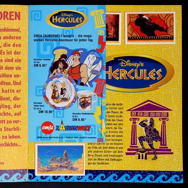 Hercules Panini sticker album complete
