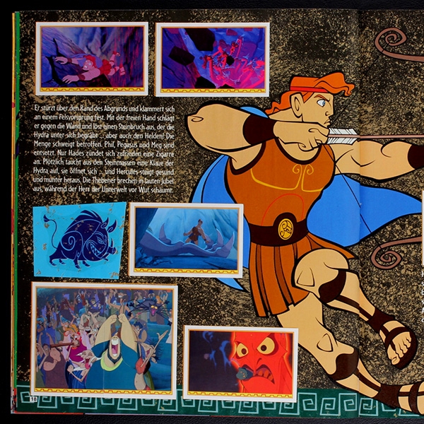 Hercules Panini sticker album complete