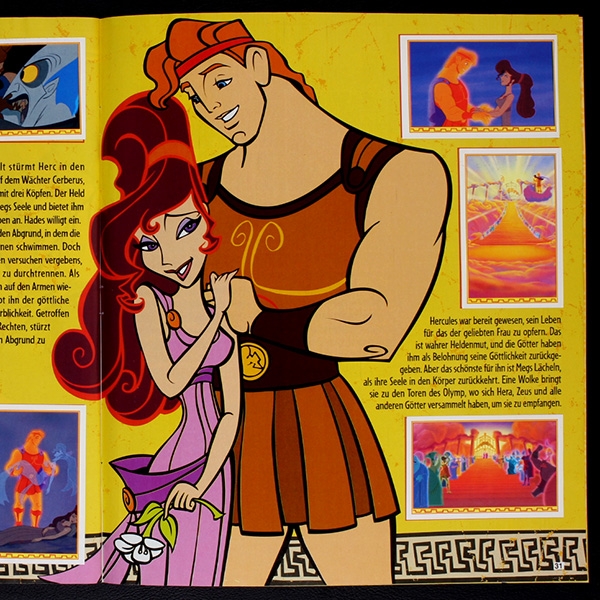 Hercules Panini sticker album complete