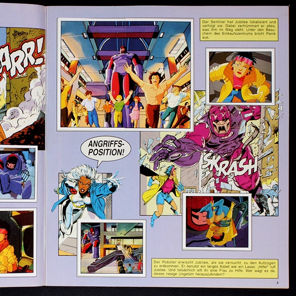 X-Men Panini Sticker Album komplett
