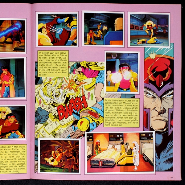 X-Men Panini Sticker Album komplett