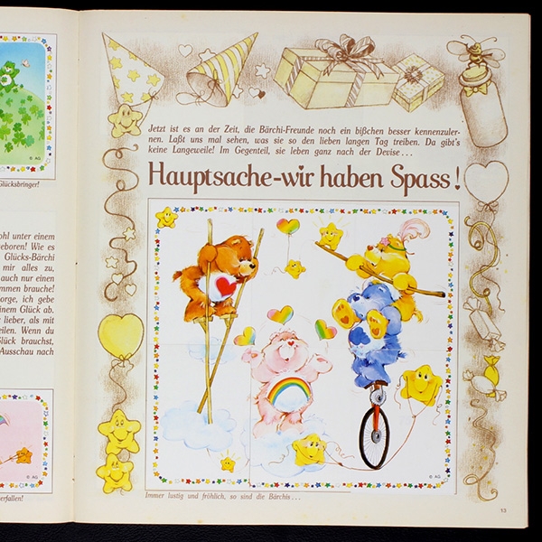 Care Bears Panini sticker album complete