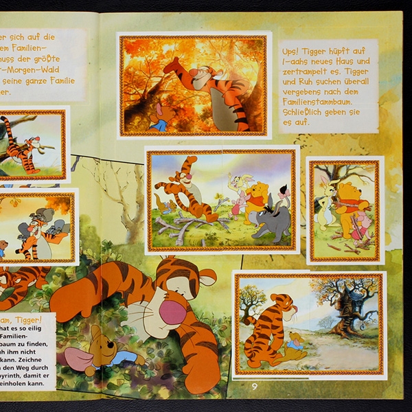 Tigger Panini Sticker Album komplett