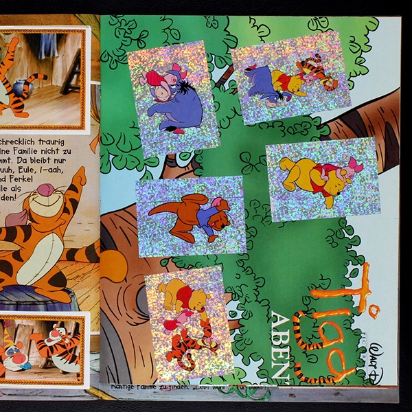 Tigger Panini Sticker Album komplett
