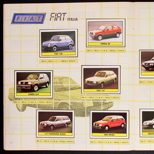 Auto 2000 Panini Sticker Album komplett