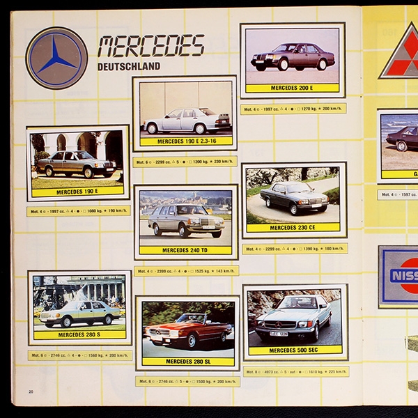 Auto 2000 Panini Sticker Album komplett