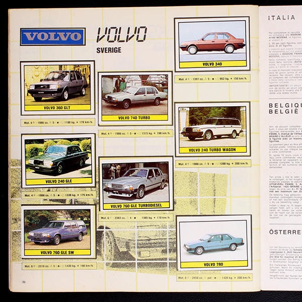 Auto 2000 Panini Sticker Album komplett
