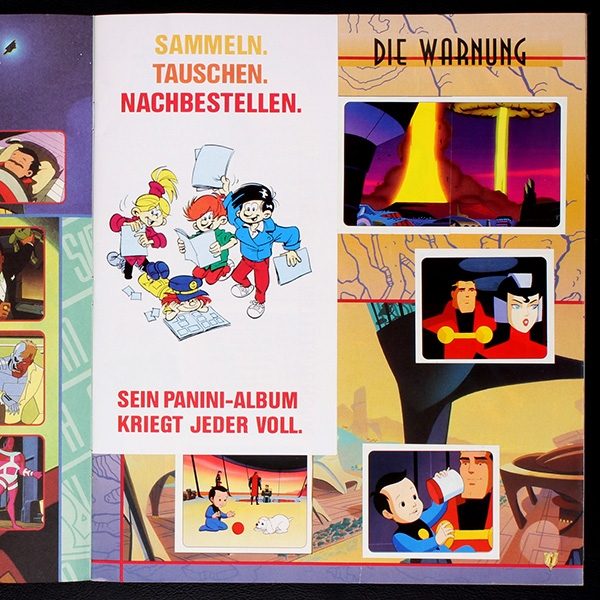 Superman Panini sticker album complete