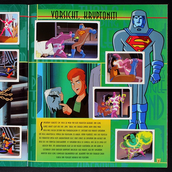 Superman Panini sticker album complete