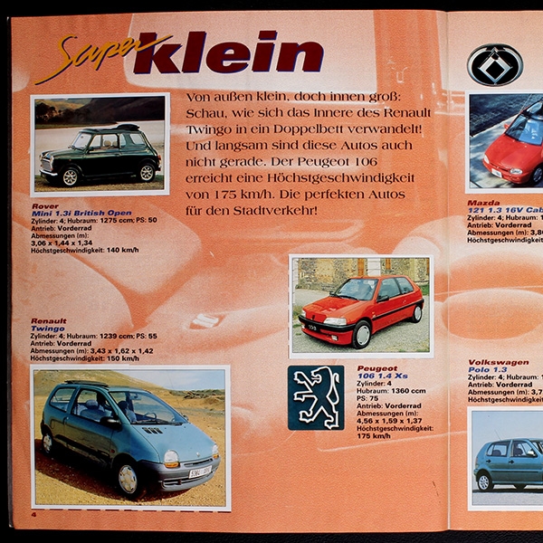 Super Auto Panini Sticker Album komplett