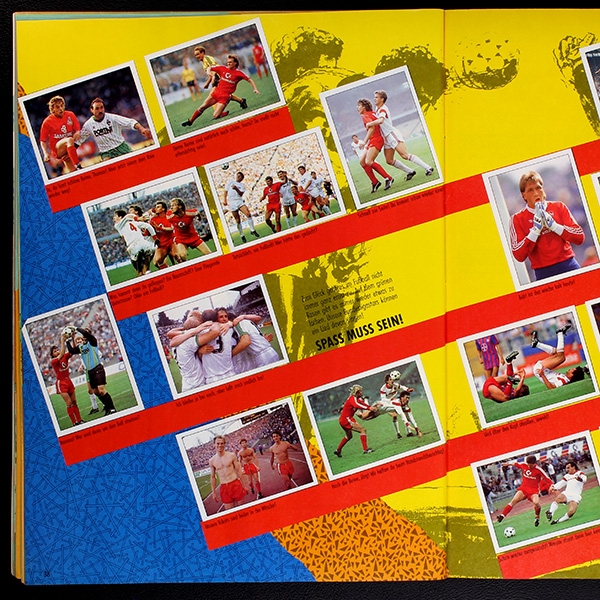 Fußball 90 Panini sticker album complete