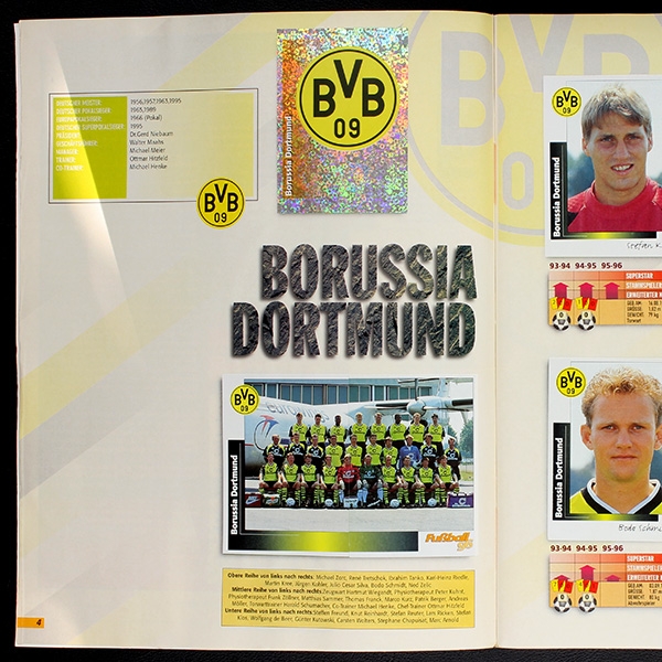 Fußball 96 Panini Sticker Album komplett