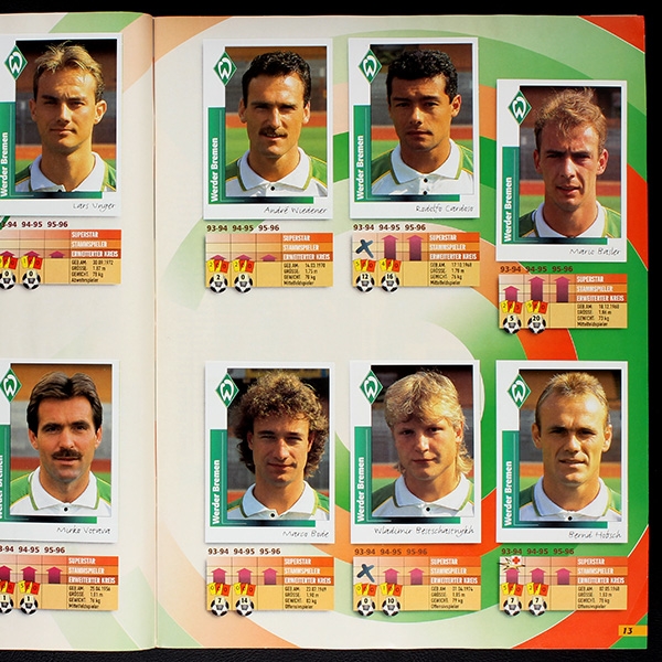 Fußball 96 Panini Sticker Album komplett