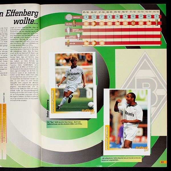 Fußball 96 Panini Sticker Album komplett