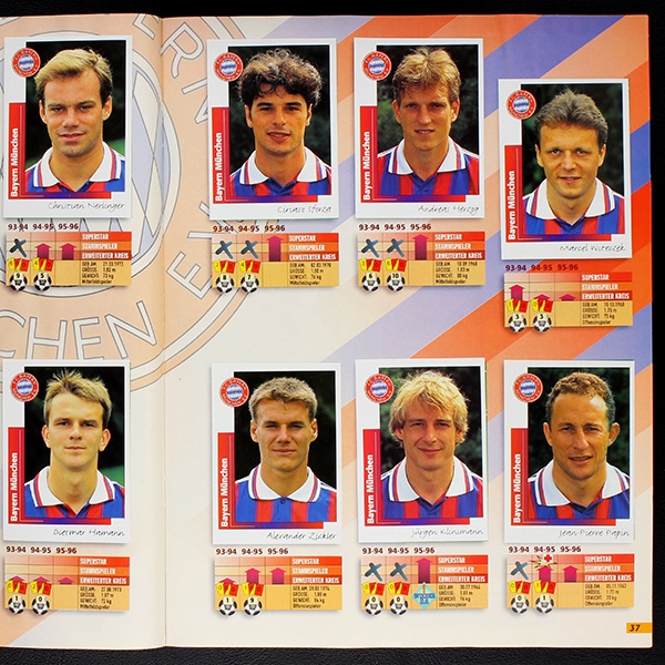 Fußball 96 Panini Sticker Album komplett
