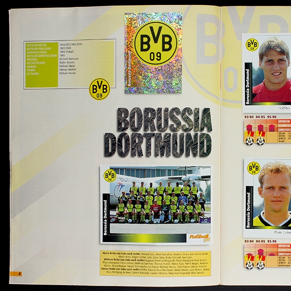 Fußball 96 Panini Sticker Album komplett