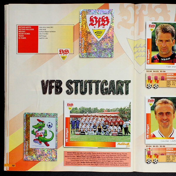 Fußball 96 Panini Sticker Album komplett