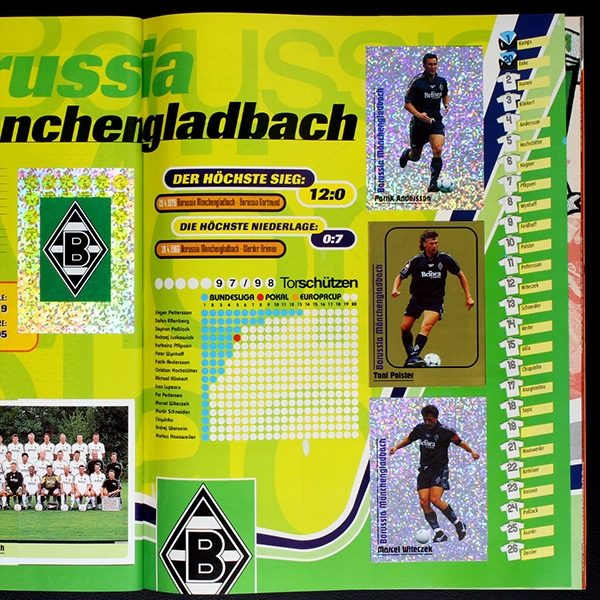 Fußball 99 Panini sticker album complete