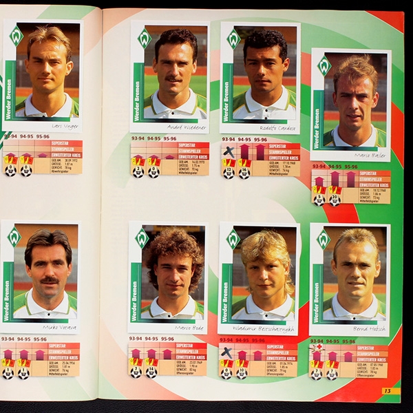Fußball 96 Panini Sticker Album komplett