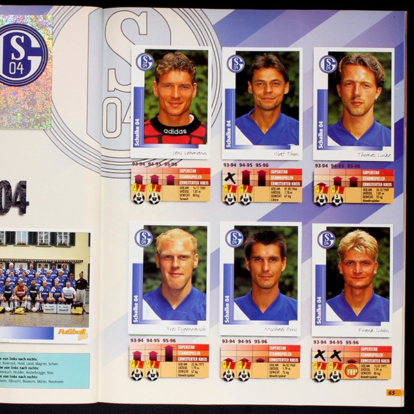 Fußball 96 Panini Sticker Album komplett