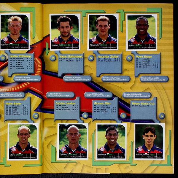 Fußball 2000 Panini sticker album complete