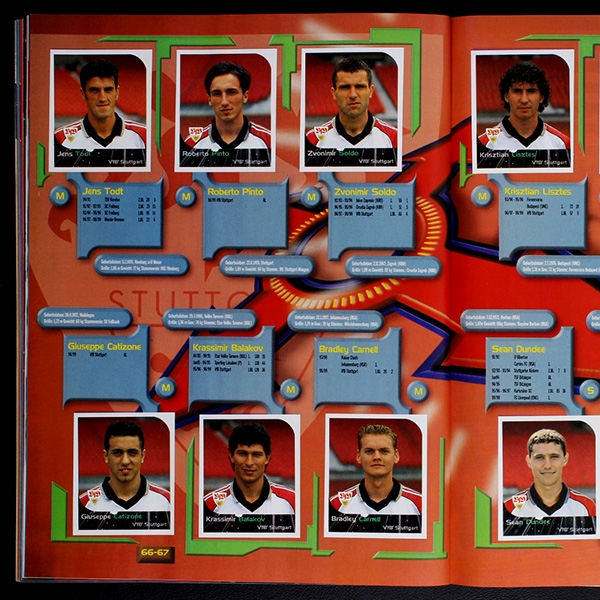 Fußball 2000 Panini sticker album complete