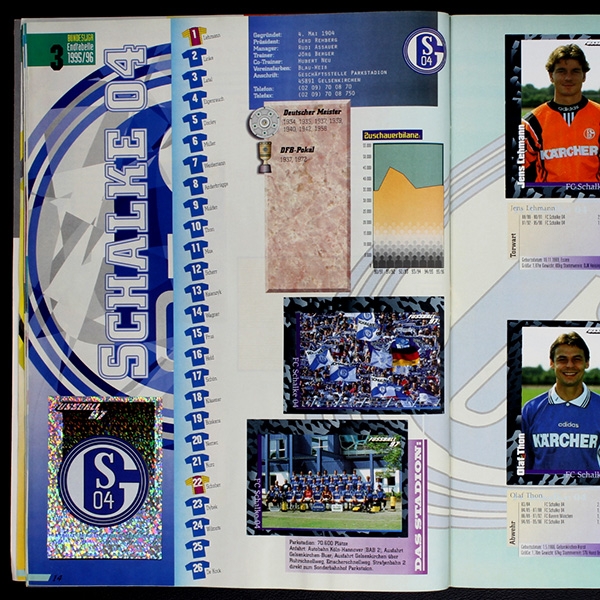 Fußball 1997 Panini sticker album complete