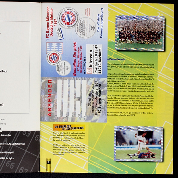 Fußball 98 Panini sticker album complete