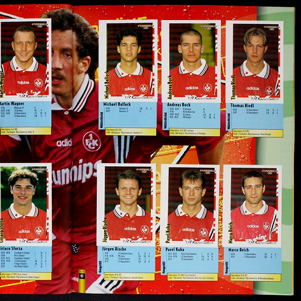 Fußball 98 Panini sticker album complete
