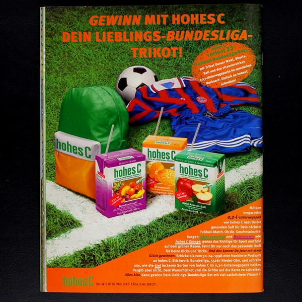 Fußball 98 Panini sticker album complete