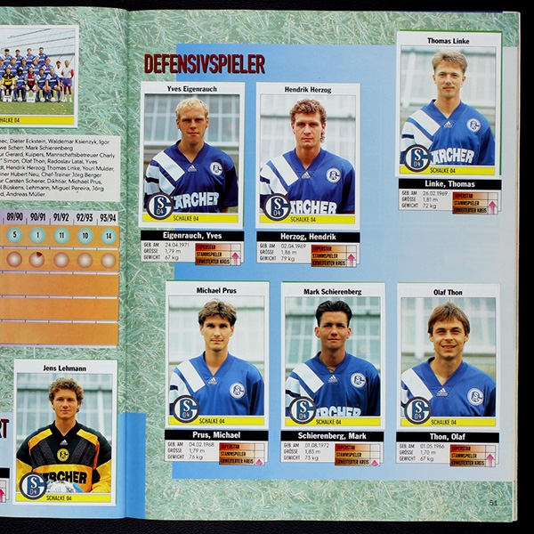 Fußball 95 Panini Sticker Album komplett