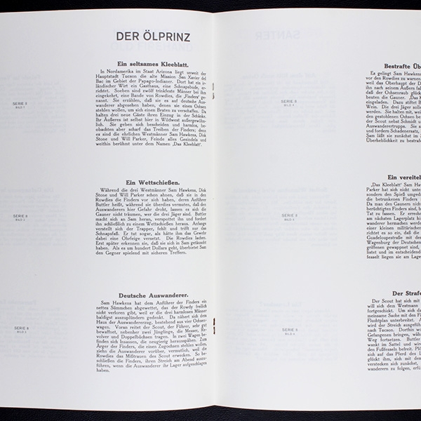 Karl May 2 Pestalozzi empty sticker album