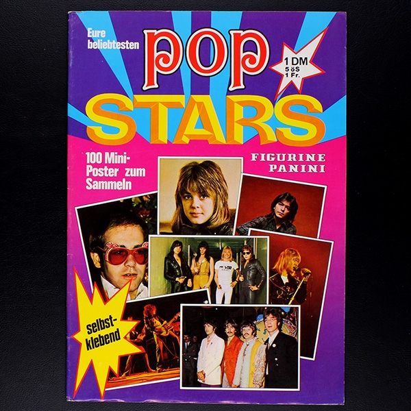 Pop Stars Panini Sticker Album