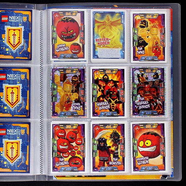 LEGO Nexo Knights Blue Ocean Trading Cards teilgefüllt -28
