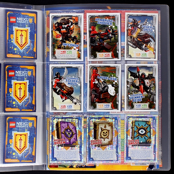 LEGO Nexo Knights Blue Ocean Trading Cards teilgefüllt -28