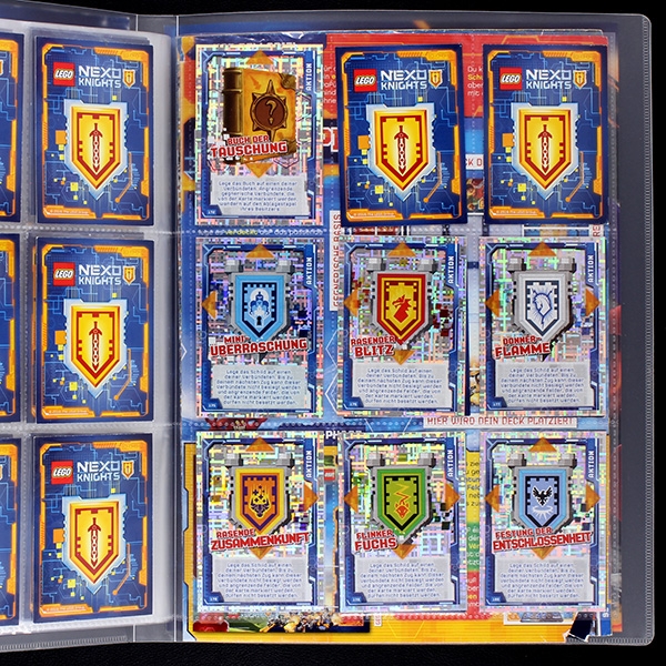 LEGO Nexo Knights Blue Ocean Trading Cards teilgefüllt -28
