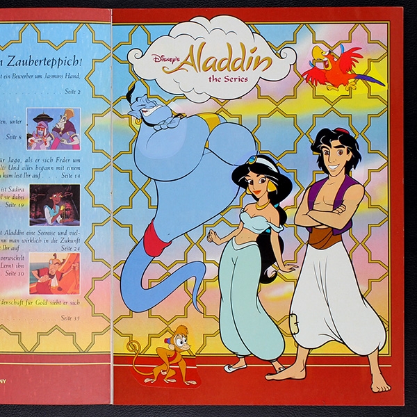 Aladdin Series Panini Sticker Album komplett