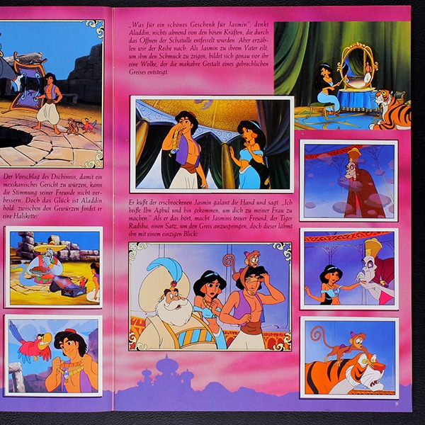 Aladdin Series Panini Sticker Album komplett