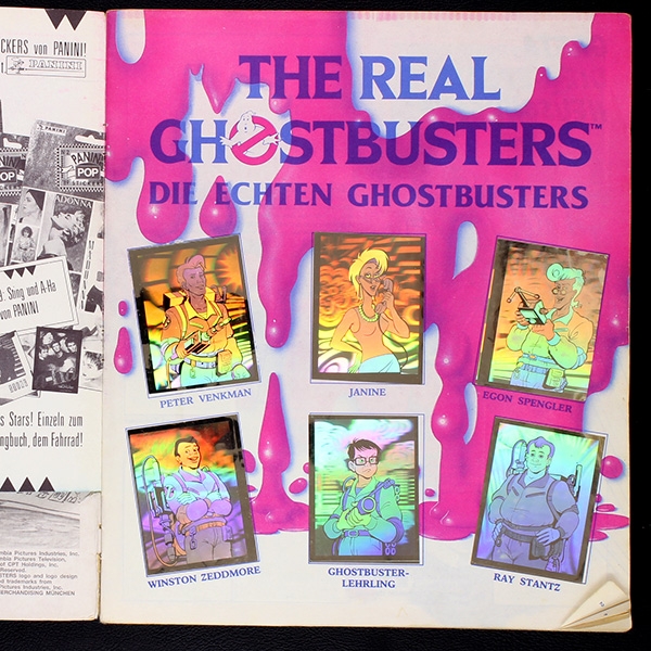 Ghostbusters Panini Sticker Album komplett