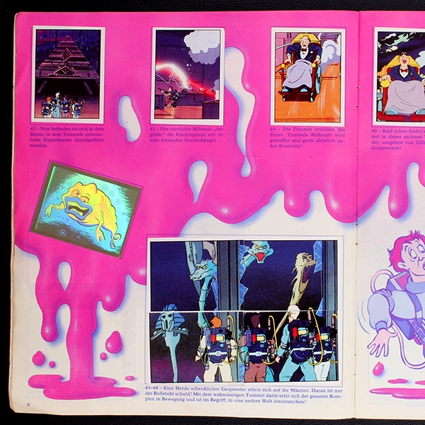 Ghostbusters Panini Sticker Album komplett