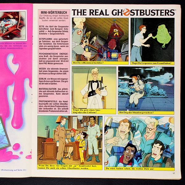 Ghostbusters Panini Sticker Album komplett