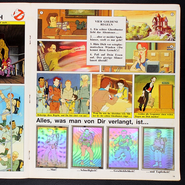 Ghostbusters Panini Sticker Album komplett
