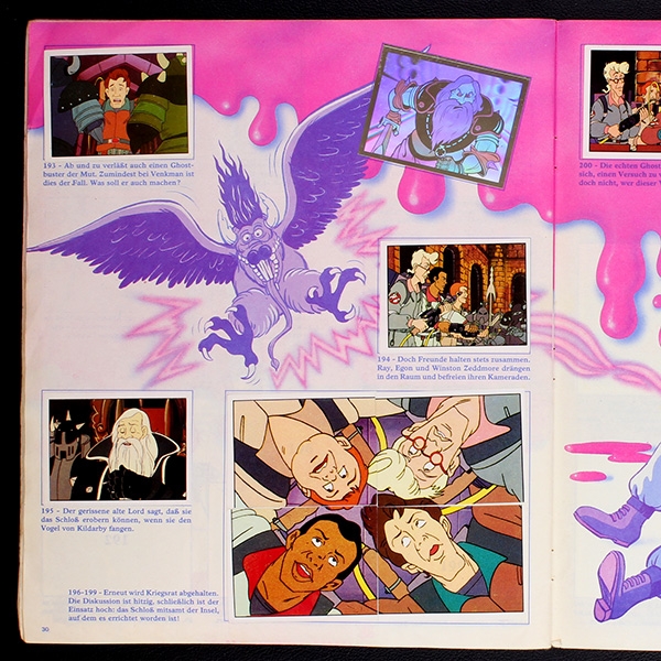 Ghostbusters Panini Sticker Album komplett