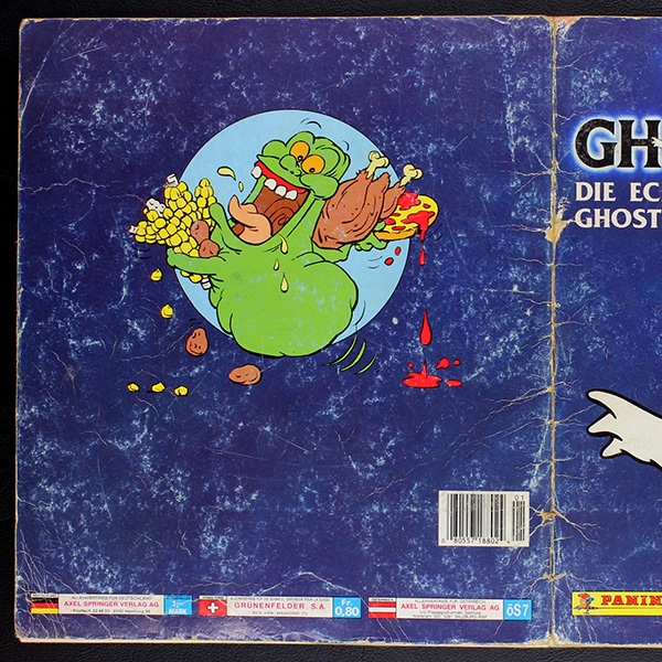 Ghostbusters Panini Sticker Album komplett