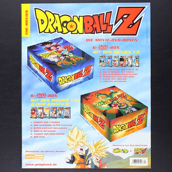 Dragon Ball GT Panini empty sticker album