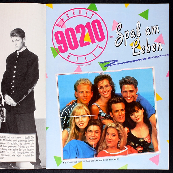 Beverly Hills 90210 Panini sticker album complete
