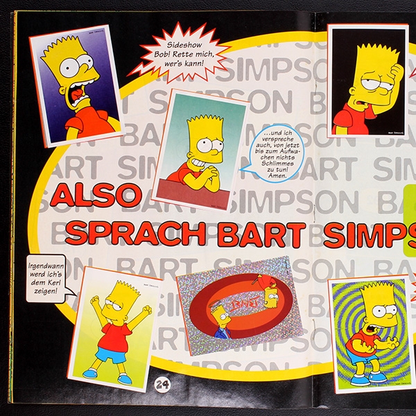Simpsons 3 Panini Sticker Album komplett