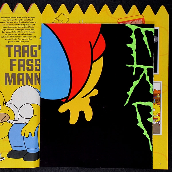 Simpsons 2 Panini Sticker Album komplett