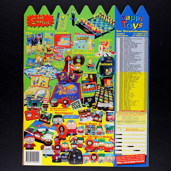 Simpsons 2 Panini Sticker Album komplett