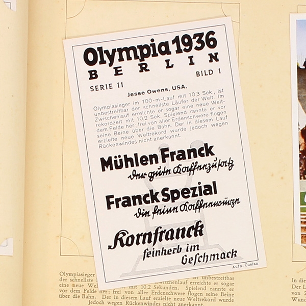 Die XI Olympiade Berlin 1936 Frank Album